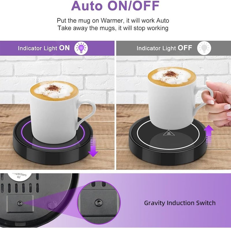 Dimux Coffee Mug Warmer - Auto On/Off Gravity-induction Mug Warmer for Office Desk and Family Living Room - Image 2